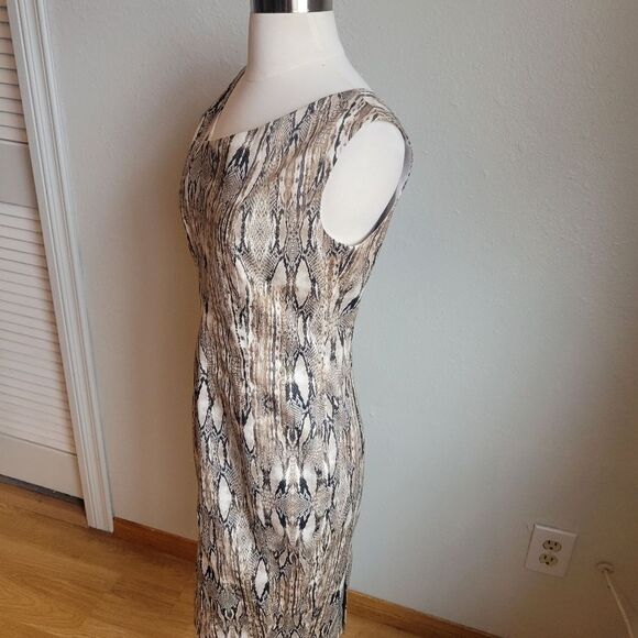 Joeffer Caoc Snakeskin Cocktail Dress - Picture 4 of 8